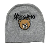 Moschino Cappello tinta unita con Logo Grigio per Neonato MMX05X GRIGIO MOSCHINO 
