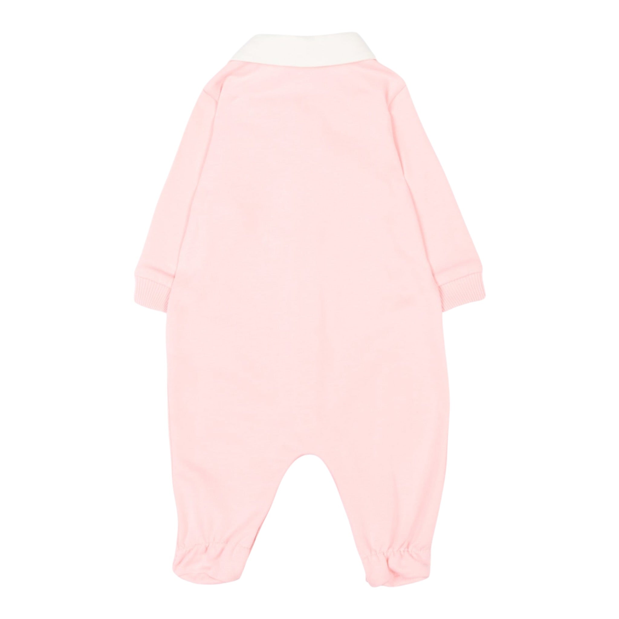 Moschino Tutina Manica Lunga tinta unita Rosa per Neonata MMY08CA ROSA MOSCHINO 