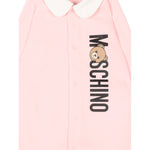 Moschino Tutina Manica Lunga tinta unita Rosa per Neonata MMY08CA ROSA MOSCHINO 