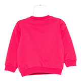 Moschino Felpa Chiusa Girocollo tinta unita con Stampa Fuxia per Neonato MNF060 FUXIA MOSCHINO 