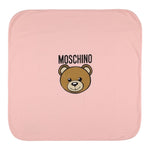 Moschino Coperta tinta unita con Logo Rosa per Neonata MQB00FX ROSA MOSCHINO 