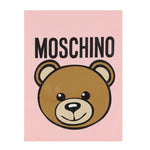 Moschino Coperta tinta unita con Logo Rosa per Neonata MQB00FX ROSA MOSCHINO 