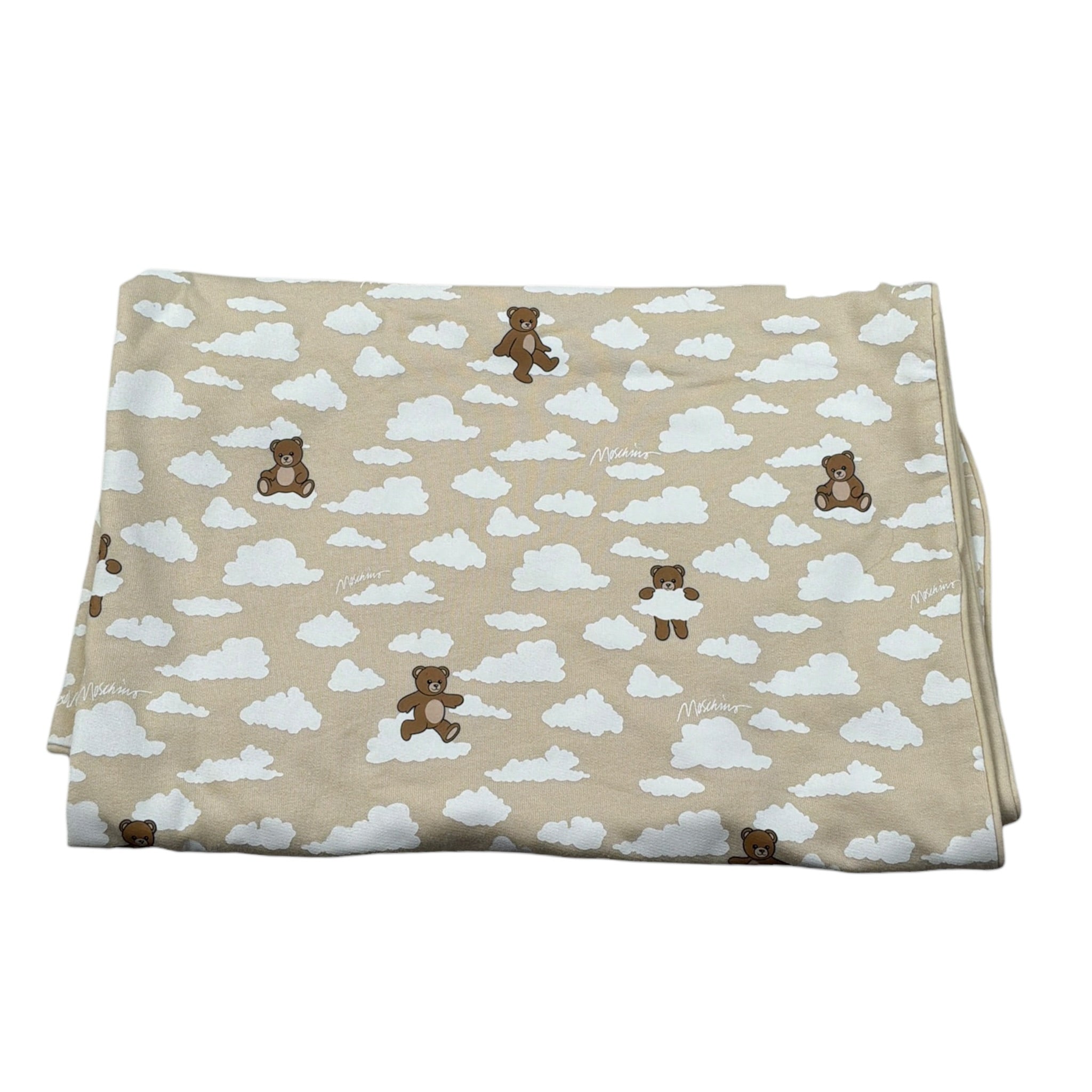 Moschino Coperta tinta unita con Stampe Beige per Neonato MSB00F BEIGE MOSCHINO 