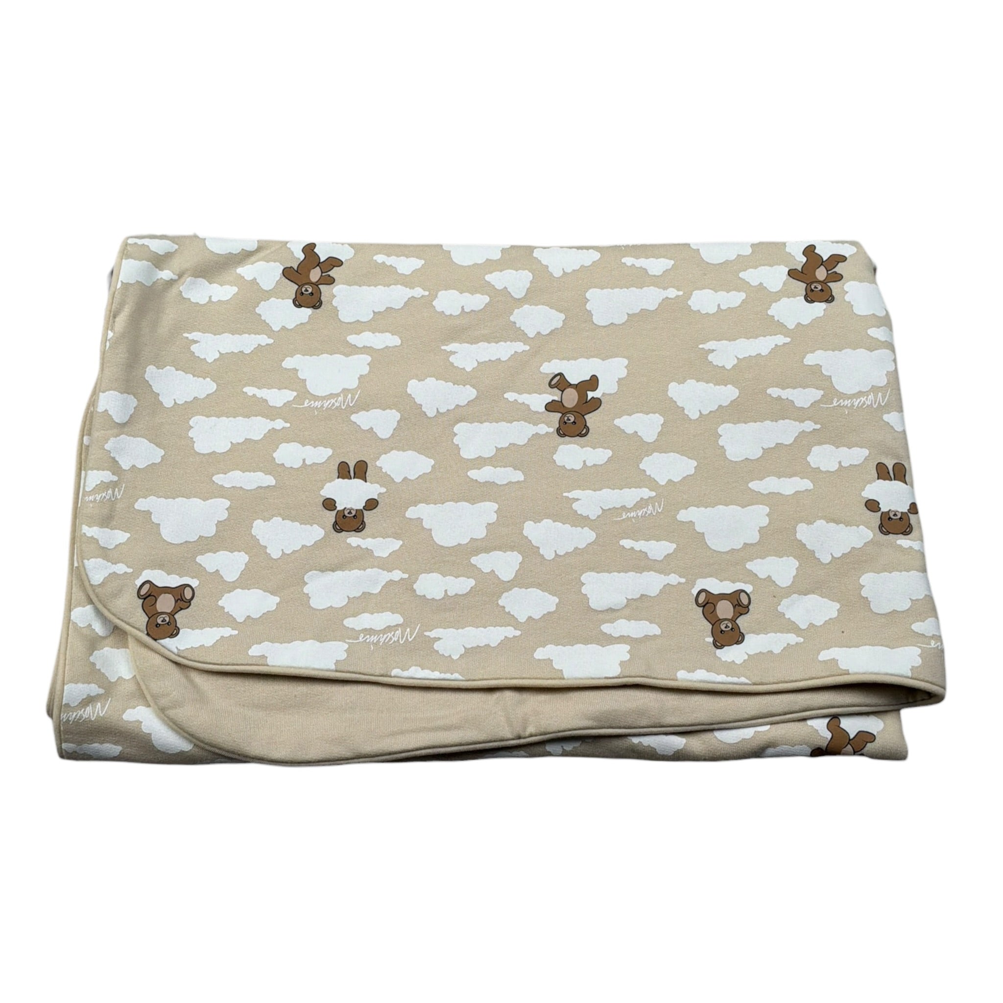 Moschino Coperta tinta unita con Stampe Beige per Neonato MSB00F BEIGE MOSCHINO 