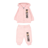 Moschino Completo 2Pz Felpa-Pantalone Rosa per Bambina MUK05DJ ROSA MOSCHINO 