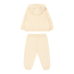 Moschino Completo 2Pz Felpa-Pantalone Beige per Bambino MUK05DMJ BEIGE MOSCHINO 