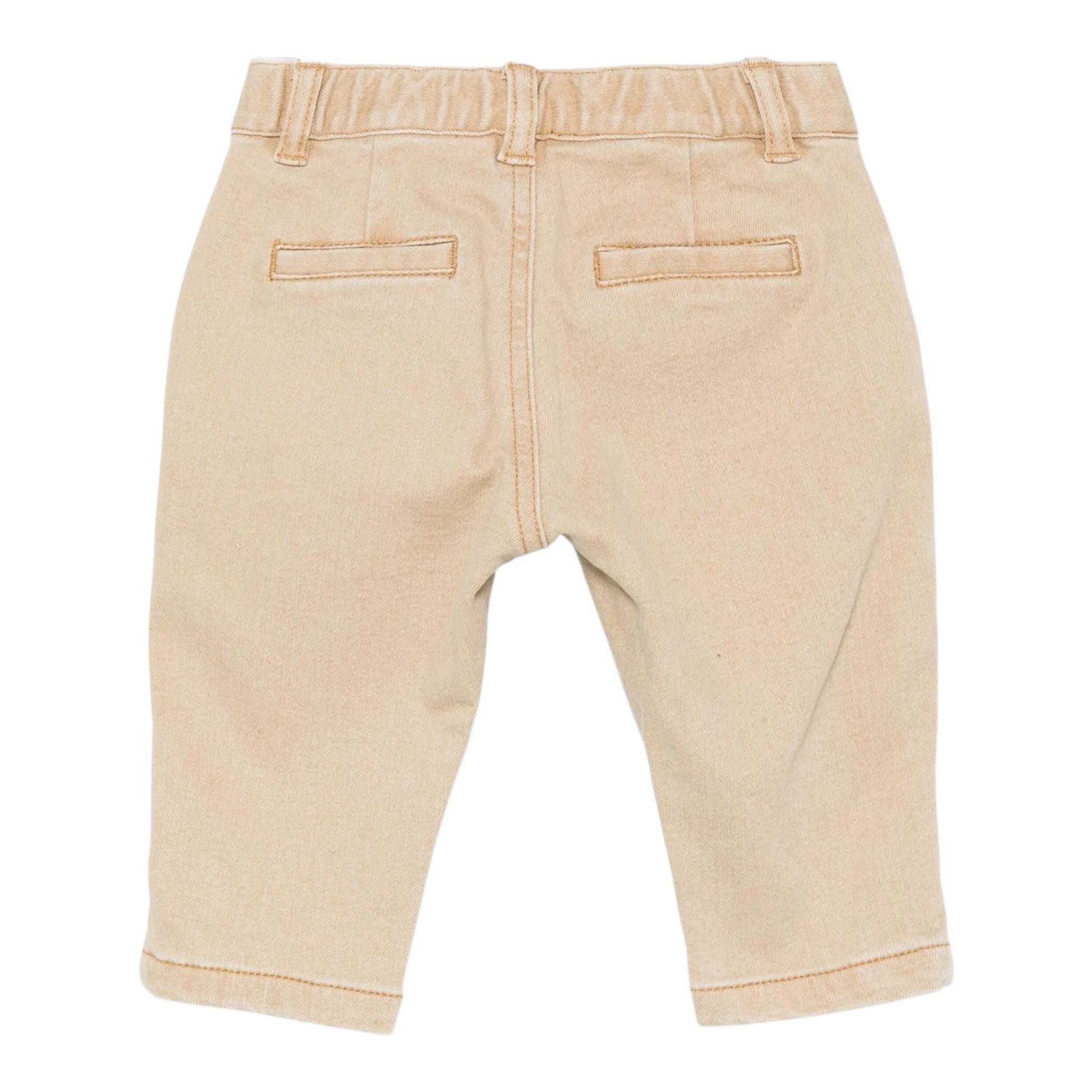 Moschino Pantalone tinta unita con Tasche Beige per Neonato MUP05LNX BEIGE MOSCHINO 