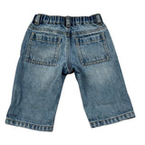 Moschino Jeans tinta unita con Elastico In Vita Azzurro per Neonato MUP05Z AZZURRO MOSCHINO 
