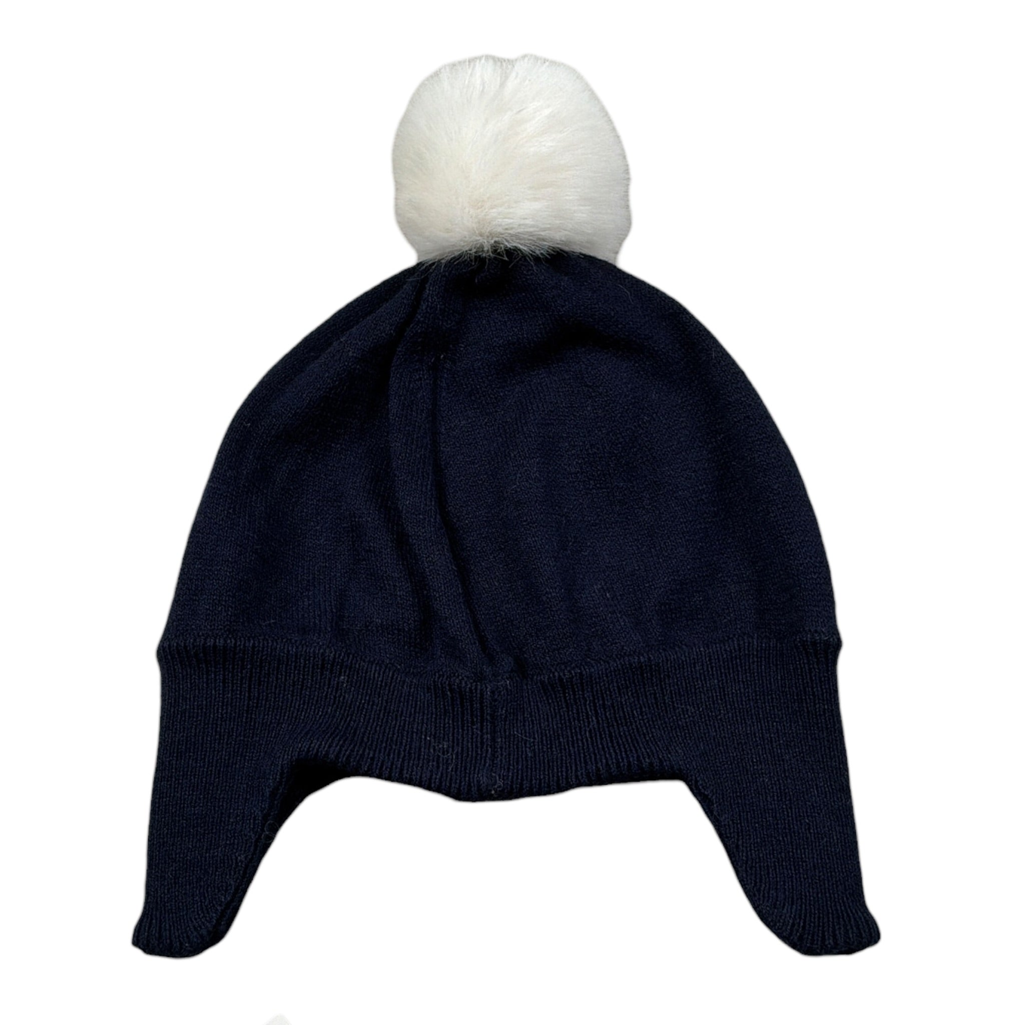 Moschino Cappello tinta unita con Logo Blu per Neonato MUX064 BLU MOSCHINO 