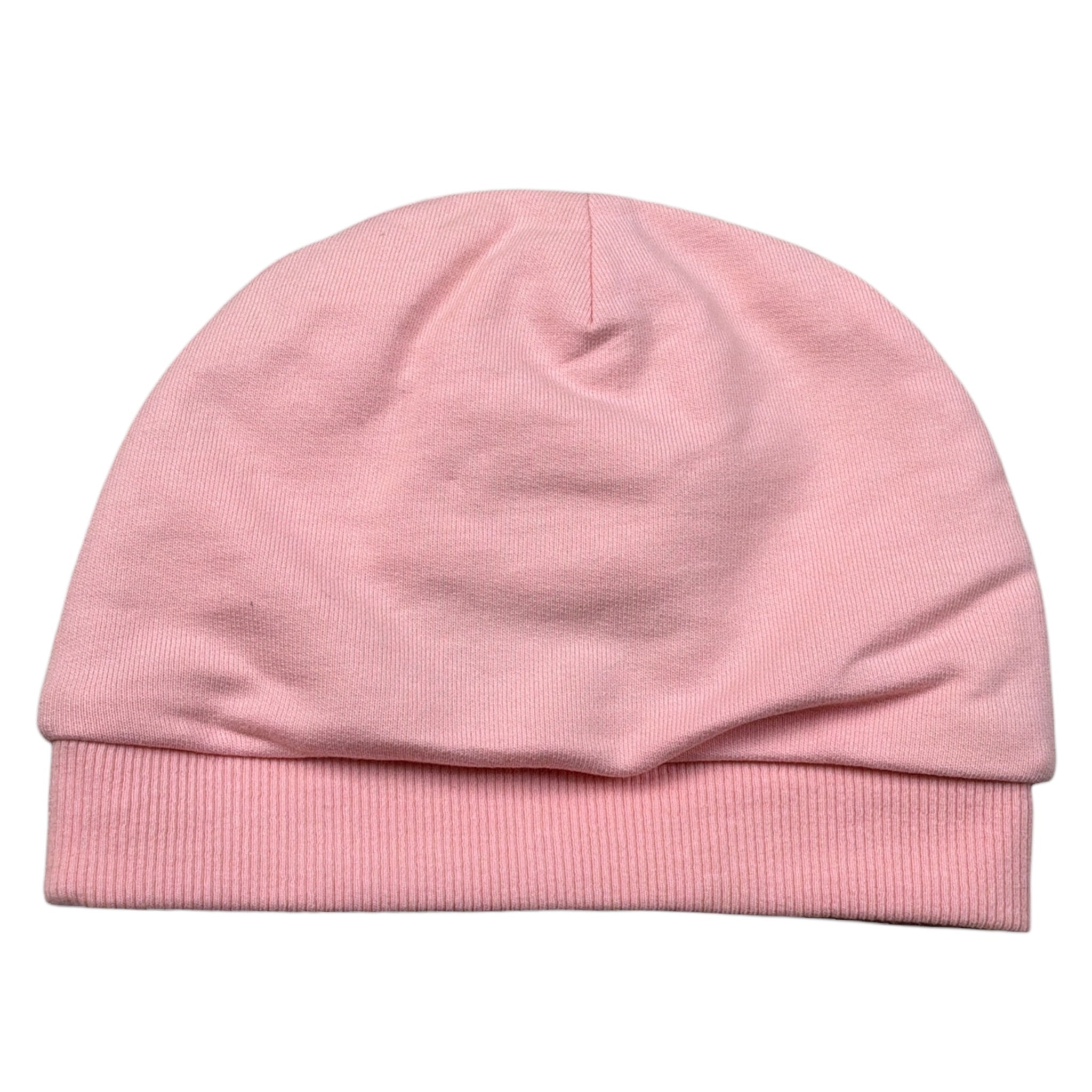 Moschino Cappello tinta unita con Logo Rosa per Neonata MUX065 ROSA MOSCHINO 
