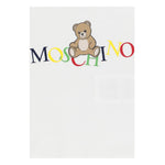 Moschino Shirt Girocollo tinta unita con Stampa Bianco per Neonato MWO00R BIANCO MOSCHINO 