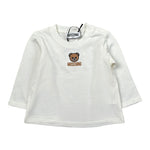 Moschino Shirt tinta unita con Stampa Bianco per Neonata MWO014 BIANCO MOSCHINO 