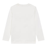 Moschino Shirt Girocollo tinta unita con Stampa Bianco per Neonato MZO00R BIANCO MOSCHINO 