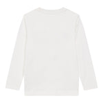 Moschino Shirt Girocollo tinta unita con Stampa Bianco per Neonato MZO00RNX BIANCO MOSCHINO 