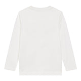 Moschino Shirt Girocollo tinta unita con Stampa Bianco per Neonato MZO00RNX BIANCO MOSCHINO 