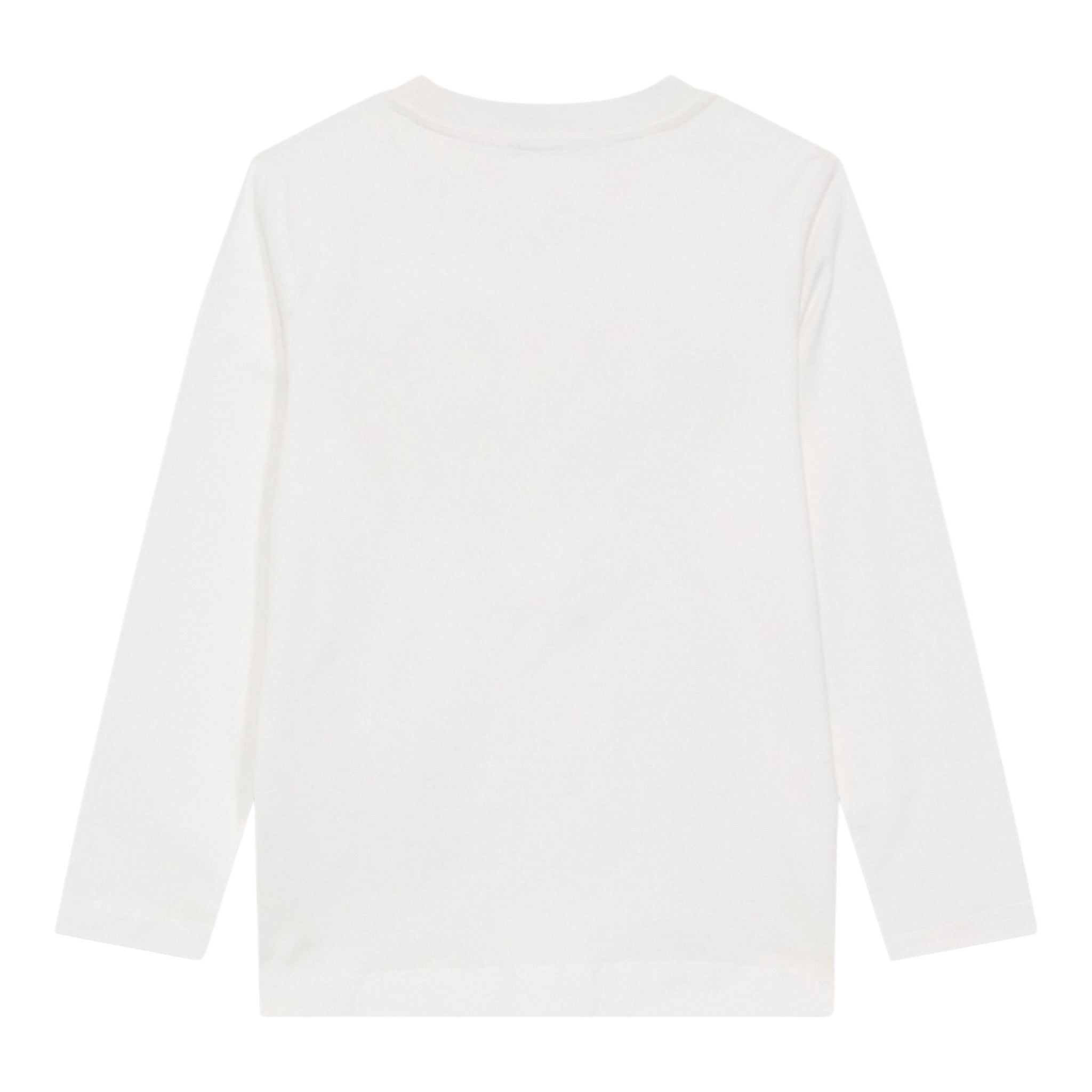 Moschino Shirt Girocollo tinta unita con Stampa Bianco per Neonato MZO00RNX BIANCO MOSCHINO 