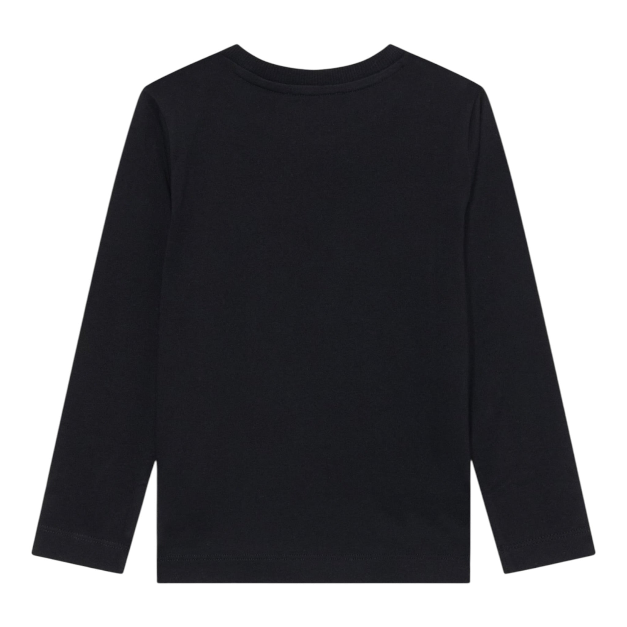 Moschino Shirt Girocollo tinta unita con Stampa Nero per Neonato MZO00RNX NERO MOSCHINO 