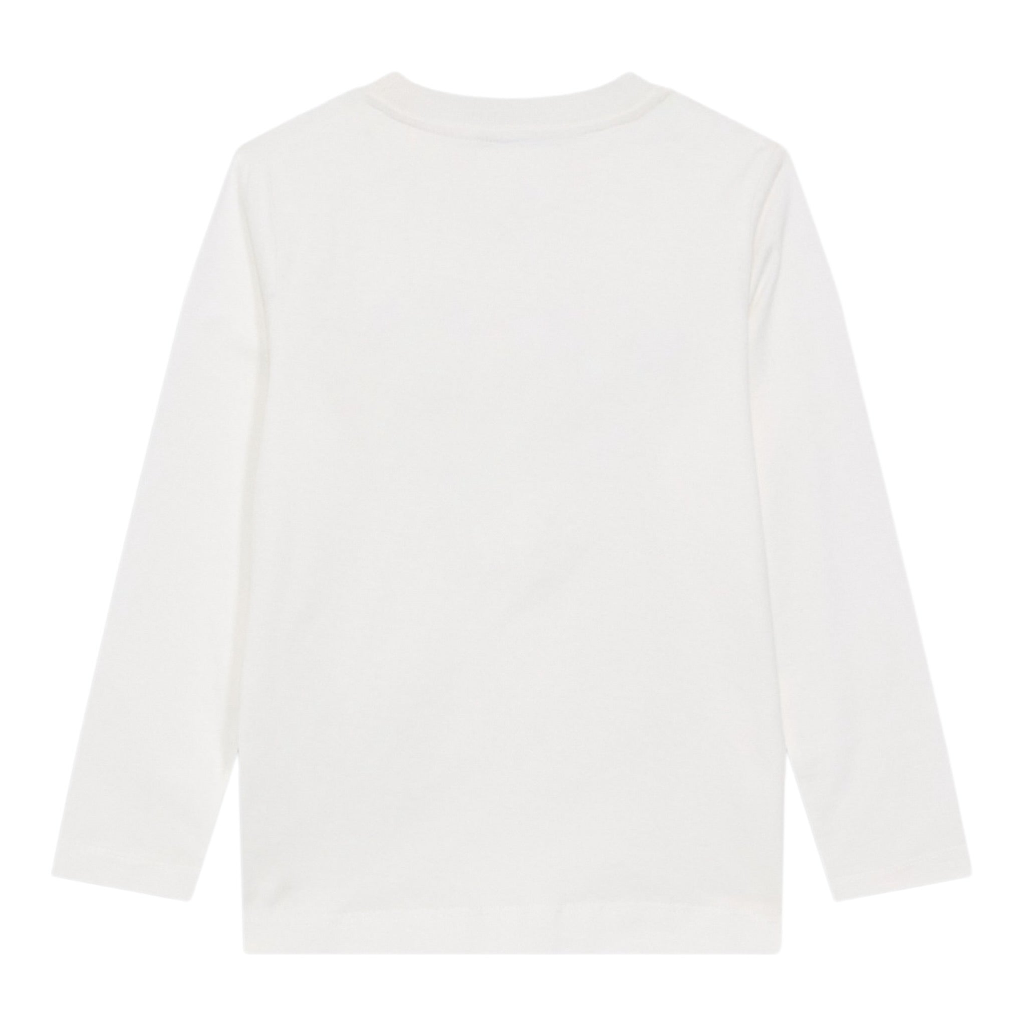 Moschino Shirt Girocollo tinta unita con Stampa Bianco per Neonato MZO00RXXX BIANCO MOSCHINO 