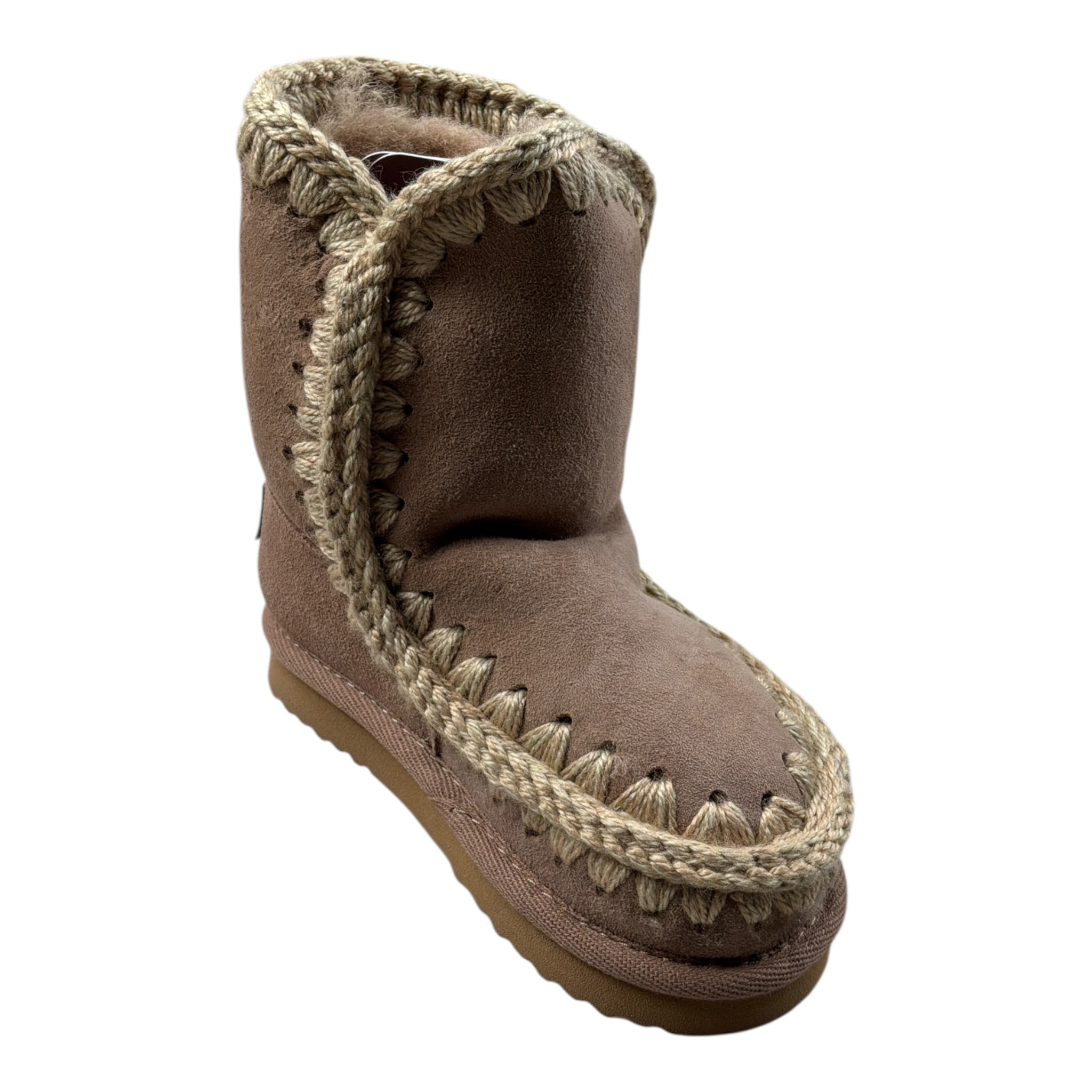 Mou Stivali tinta unita con Logo Beige per Bambina MUFK101000A BEIGE MOU 