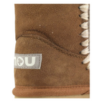 Mou Stivali tinta unita con Logo Cammello per Bambina MUFK101000AXX CAMMELLO MOU 