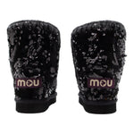 Mou Stivali tinta unita con Paillettes Nero per Bambina MUFK101031KX NERO MOU 