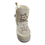 Mou Stivali tinta unita con Applicazioni Beige per Bambina MUFK101040A BEIGE MOU 