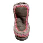 Mou Stivali Tint Unita con Profili In Contrasto Grigio per Bambina MUFK101041A GRIGIO MOU 