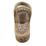 Mou Stivali tinta unita con Fantasia Beige per Bambina MUFK101043A BEIGE MOU 