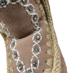 Mou Stivali tinta unita con Fantasia Beige per Bambina MUFK101043A BEIGE MOU 