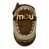 Mou Ciabatta tinta unita con Strappo Cammello per Neonata MUFK161001AN CAMMELLO MOU 
