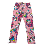 Mousse Leggins tinta unita con Stampe Rosa per Bambina UNISTAR ROSA MOUSSE 