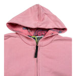 Mousse Felpa con Zip E Cappuccio Rosa per Bambina ZIPRO ROSA MOUSSE 