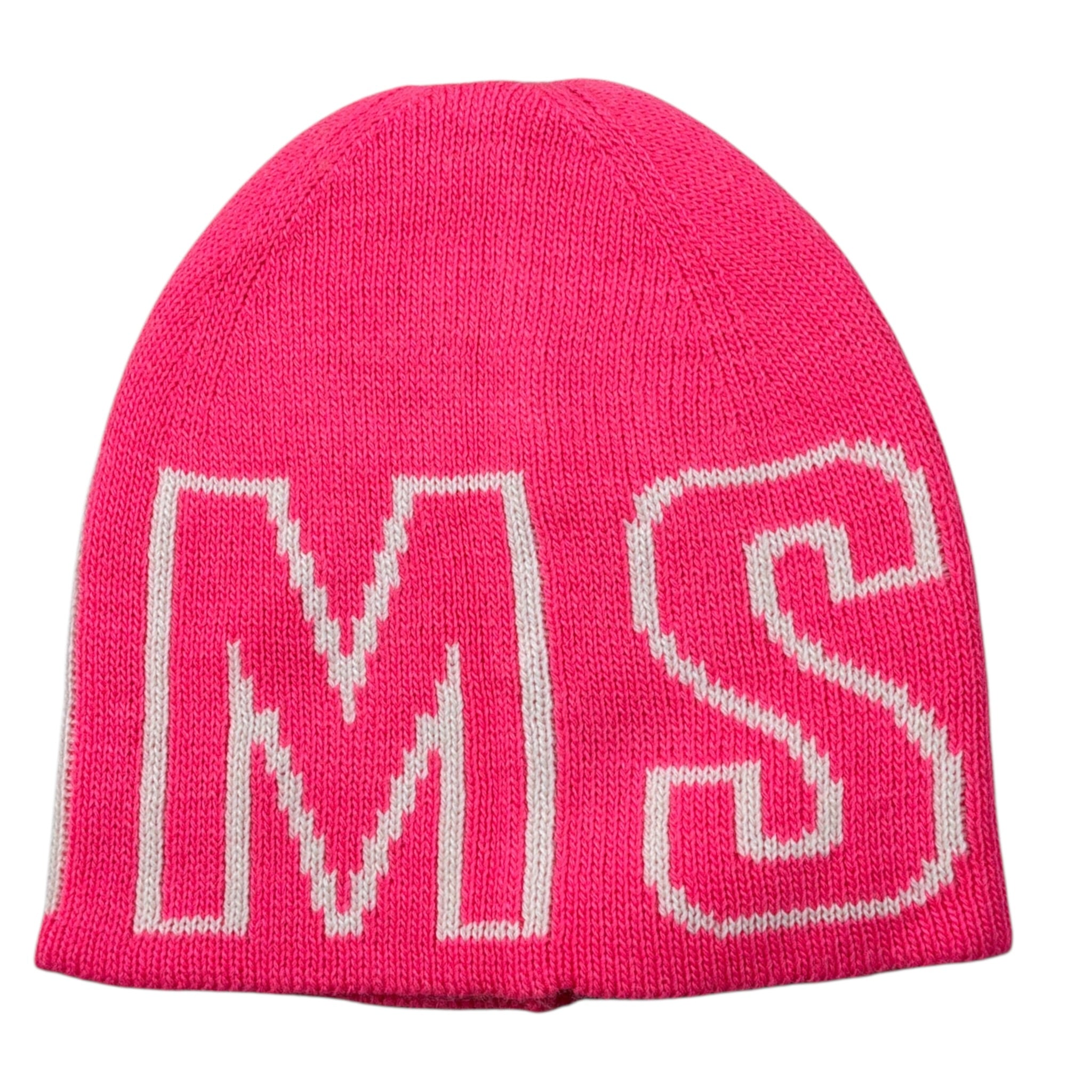 Msgm Cappello tinta unita con Logo Rosa per Bambina 025301 ROSA MSGM 