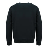 Msgm Felpa tinta unita Girocollo con Stampa Nero per Bambino DQ0475 NERO MSGM 