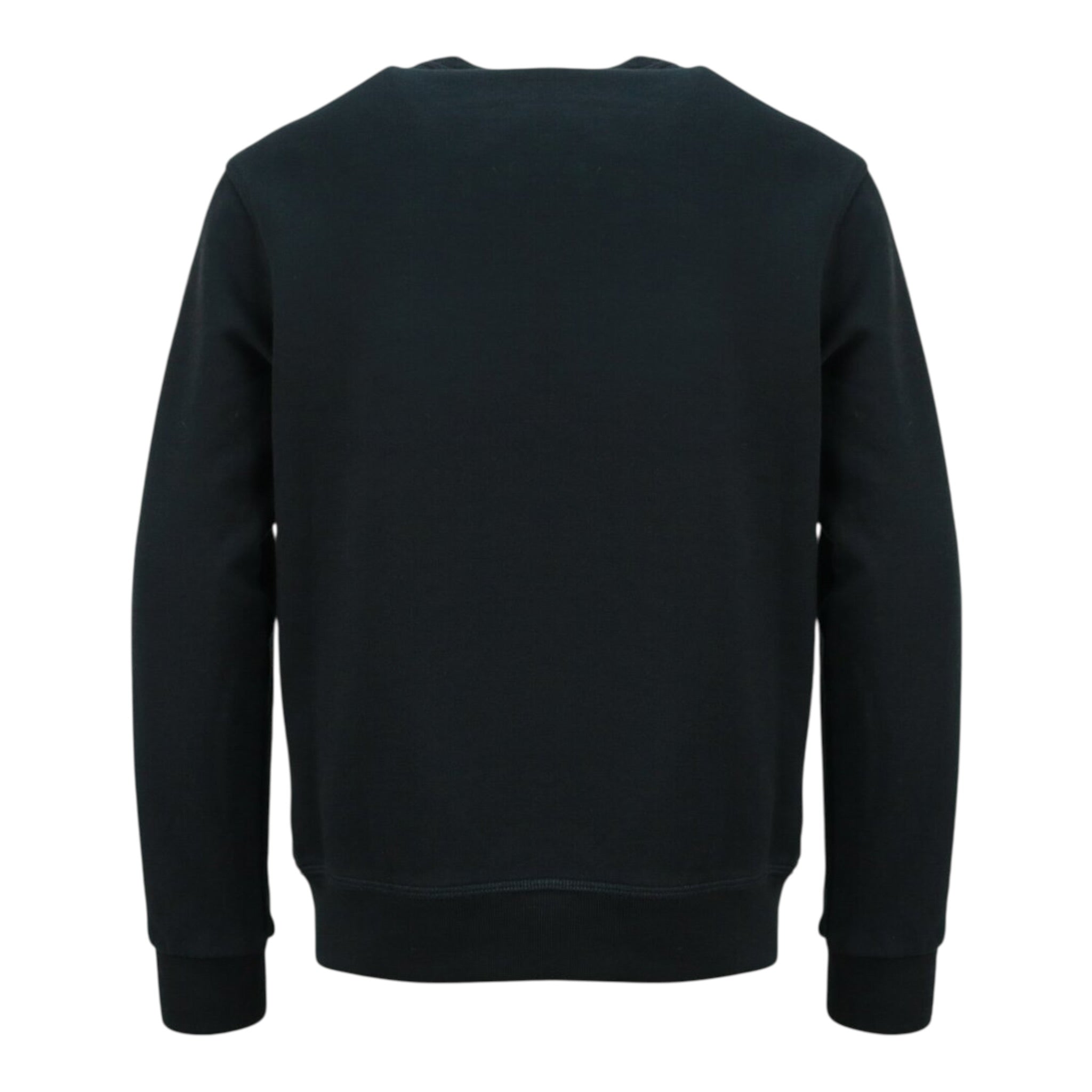 Msgm Felpa tinta unita Girocollo con Stampa Nero per Bambino DQ0475 NERO MSGM 