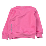 Msgm Felpa Girocollo tinta unita con Stampa Rosa per Neonata DQ1881 ROSA MSGM 