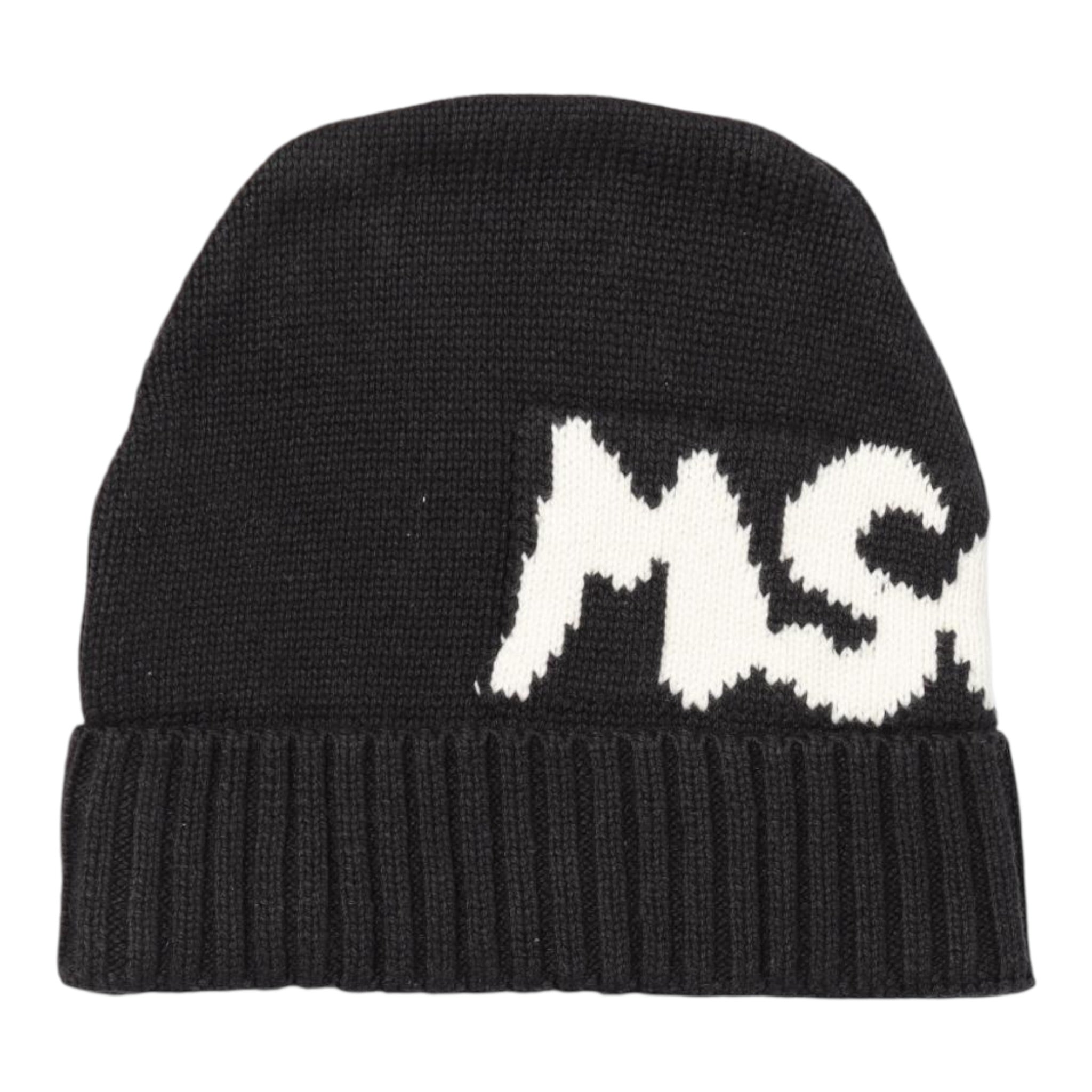 Msgm Cappello tinta unita con Logo Nero per Bambina F4MSJUHT077 NERO MSGM 