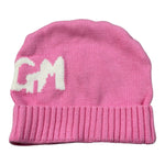 Msgm Cappello tinta unita con Logo Rosa per Bambina F4MSJUHT077 ROSA MSGM 