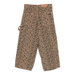 Msgm Pantalone tinta unita con Stampa Maculata Marrone per Bambina F5MSJGPA130X MARRONE MSGM 
