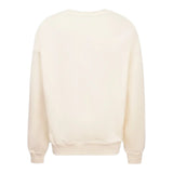 Msgm Felpa tinta unita con Stampa Panna per Bambina F5MSJGSW125 PANNA MSGM 