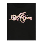 Msgm Felpa Chiusa Girocollo tinta unita con Applicazioni Nero per Bambina F5MSJGSW151 NERO MSGM 