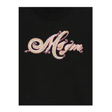 Msgm Felpa Chiusa Girocollo tinta unita con Applicazioni Nero per Bambina F5MSJGSW151 NERO MSGM 