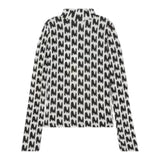Msgm Shirt Stampa Fantaisa Bianco/Nero per Bambina F5MSJGTN260 BIANCO/NERO MSGM 