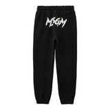 Msgm Pantalone Tuta tinta unita con Logo Nero per Bambino F5MSJUFP060 NERO MSGM 