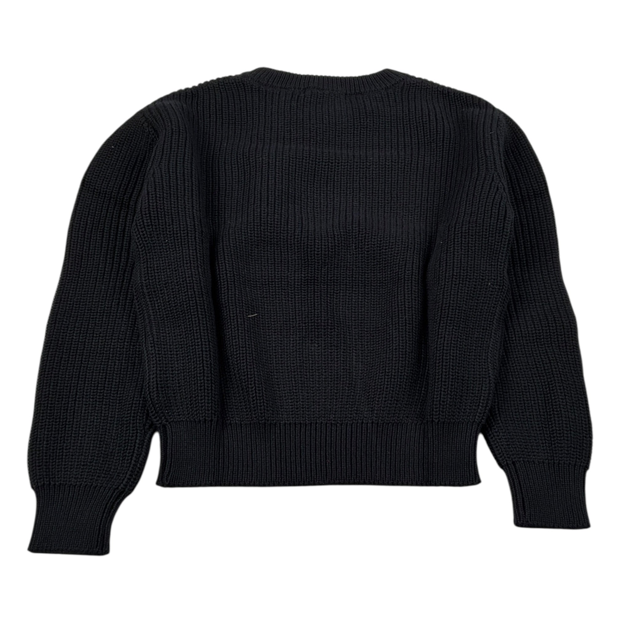 Msgm Maglia tinta unita con Stampa Nero per Bambina F5MSJUJP090 NERO MSGM 