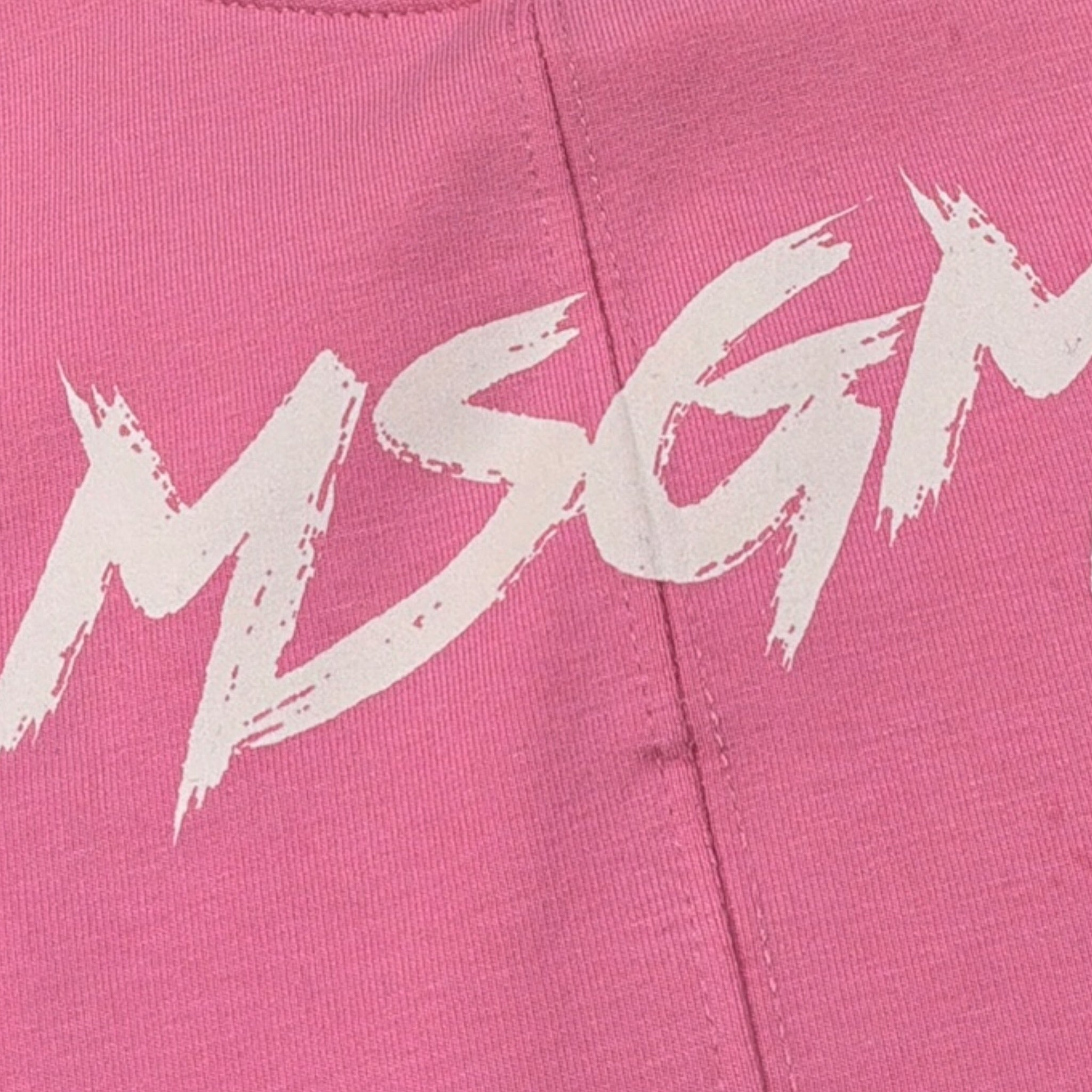 Msgm Abito Modello Felpa tinta unita con Stampa Rosa per Neonata F5MSNGDR287 ROSA MSGM 