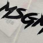 Msgm Shirt tinta unita con Stampa Panna per Bambina F5MSUNTH284J PANNA MSGM 