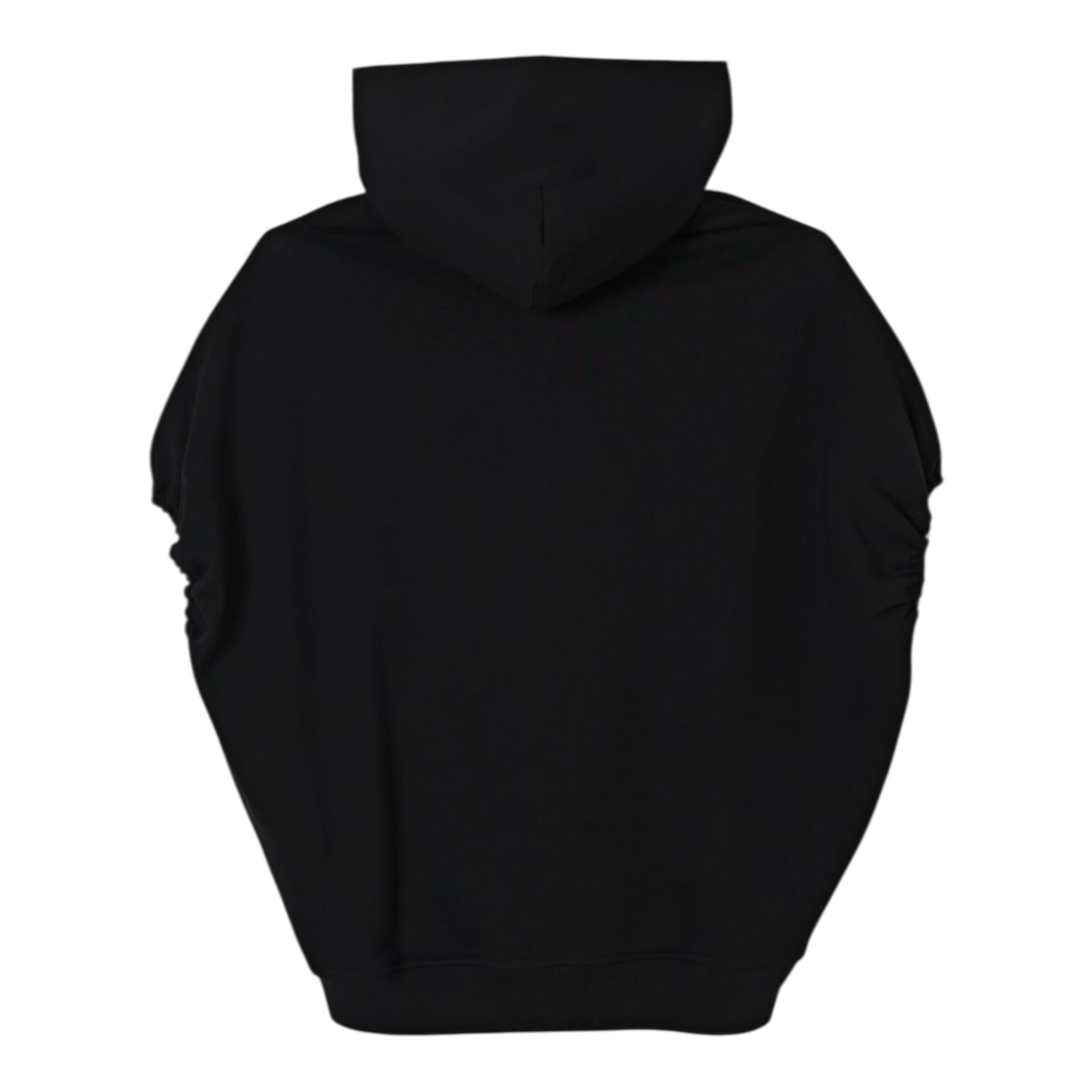 N°21 Abito Giromanica tinta unita con Cappuccio Nero per Bambina N2105 NERO N°21 