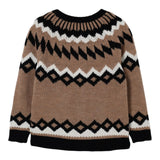 N°21 Cardigan tinta unita con Stampa Beige per Bambina N2106Z BEIGE N°21 