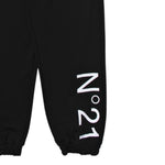 N°21 Pantalone Modello Tuta tinta unita con Stampa Nero per Bambina N21615N0154 NERO N°21 